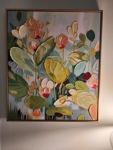 Customer photo review of Flower Canvas Art #FL021