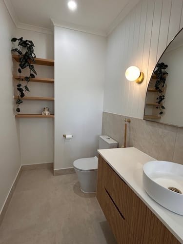 Customer photo review of Floating Shelf