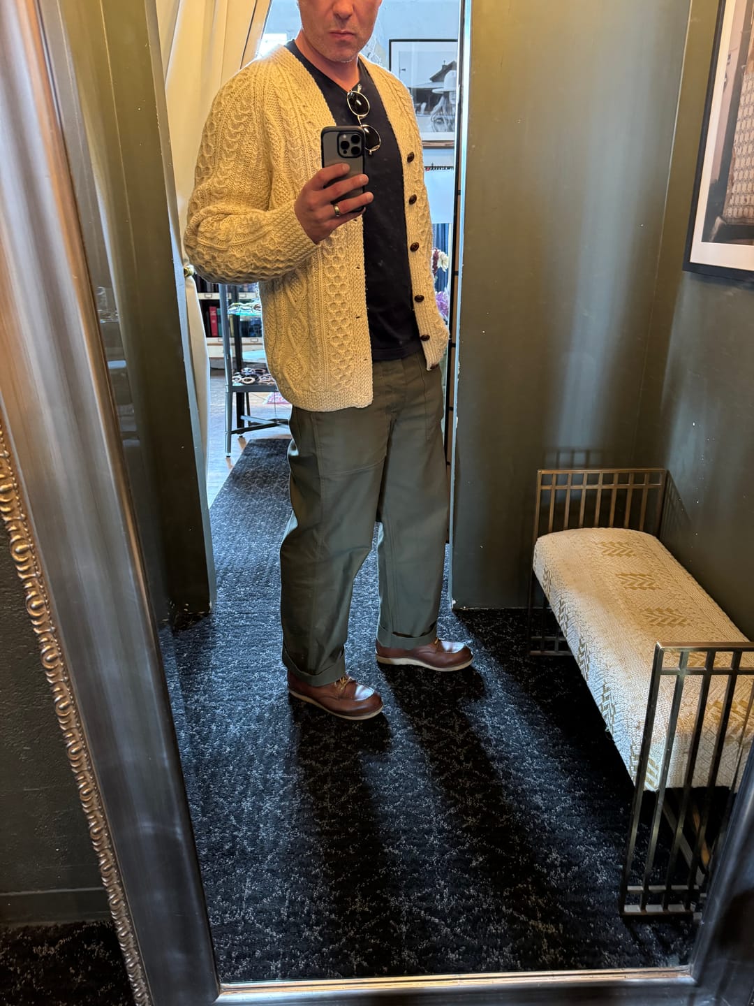 Customer photo review of Vietnam War OG-107 Utility Fatigue Pants