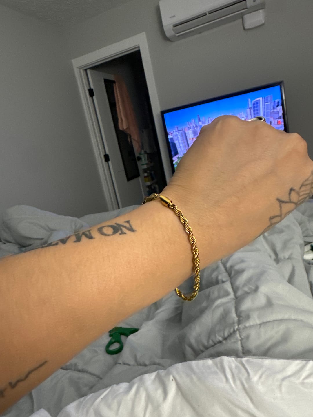 Customer photo review of Rope Chain Bracelet - 4mm