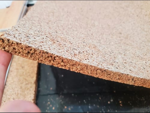 Customer photo review of 1/2" (12mm) Cork Underlayment Sheets