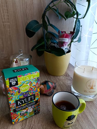 Customer photo review of Thé Vert Instantané À La Menthe - Sans Sucre