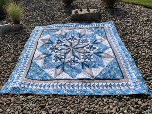 Customer photo review of Block Of The Month - Sunshine Blooms