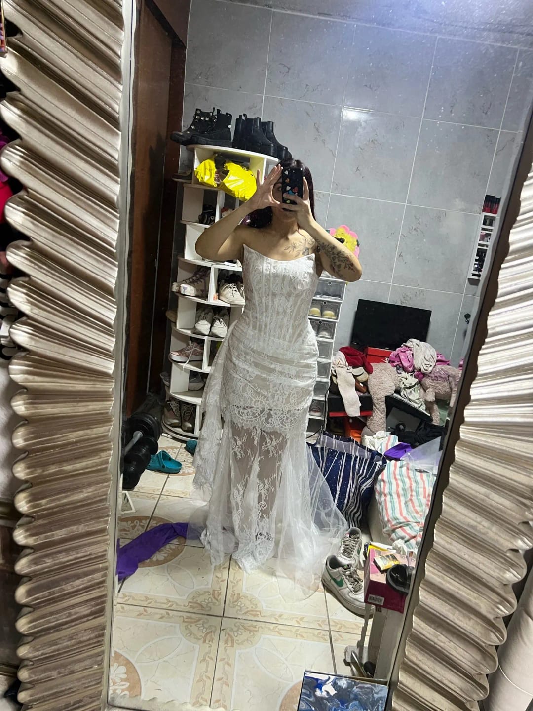 Customer photo review of Lorena Mini Dress