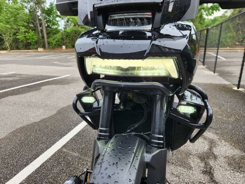 Customer photo review of Plug-&-Play Front T3 Turn Signal Upgrade Kit for Harley-Davidson Pan America 1250