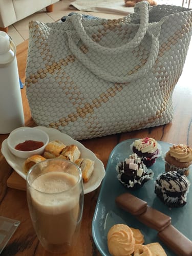 Customer photo review of Cruiser Woven Tote Bag