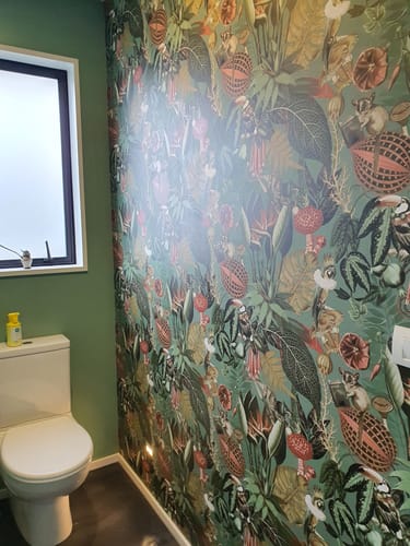 Customer photo review of Reverie Wonderland Wallpaper - Sage