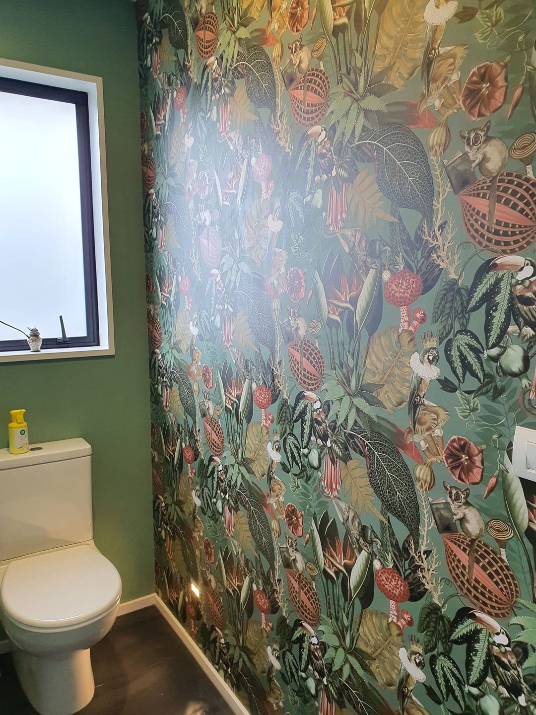 Customer photo review of Reverie Wonderland Wallpaper - Sage