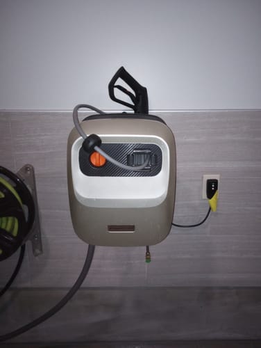 Customer photo review of Grandfalls Retractable Pressure Washer G20