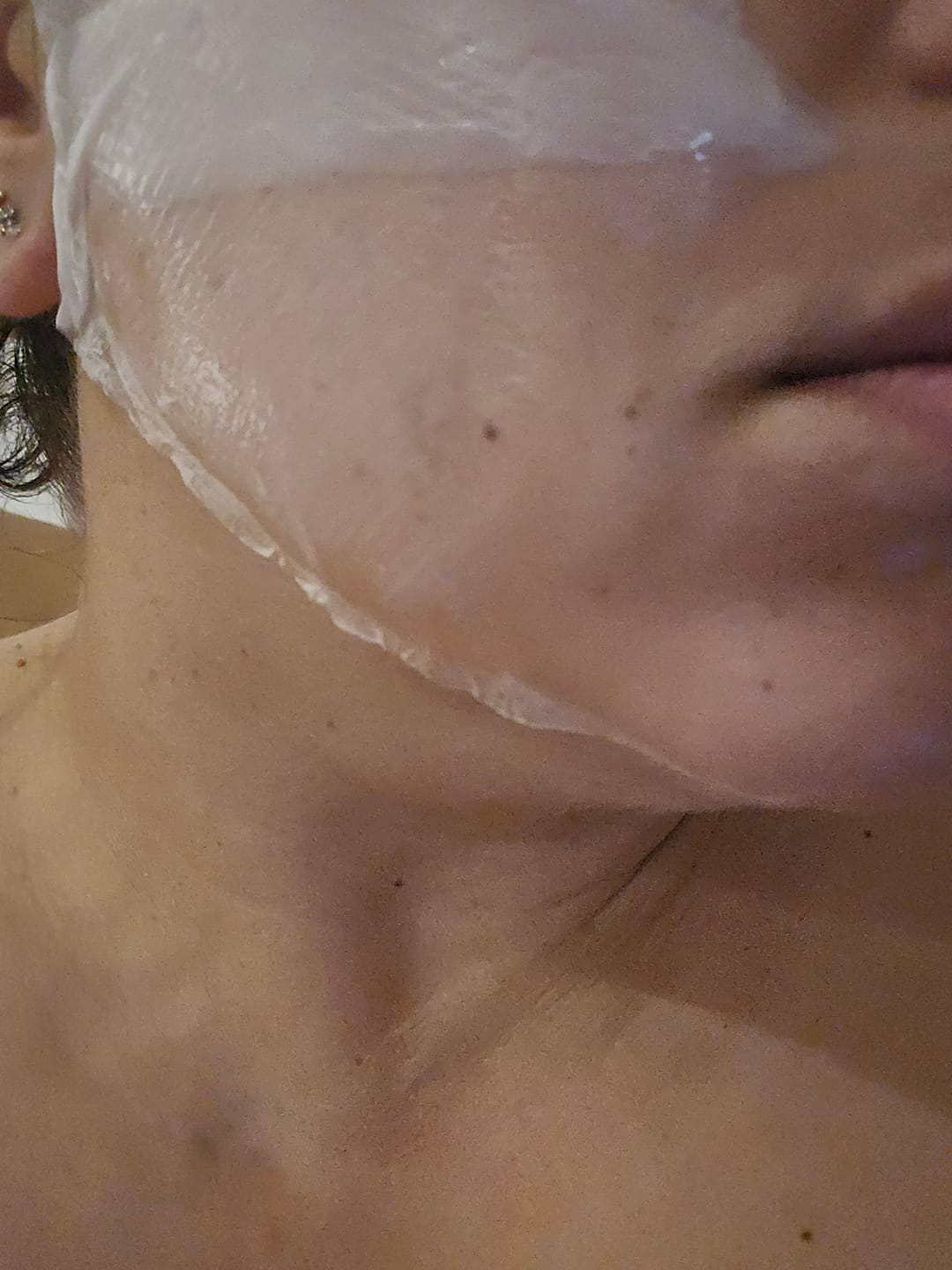 Customer photo review of The Naked Skin Bio-Collagen Mask