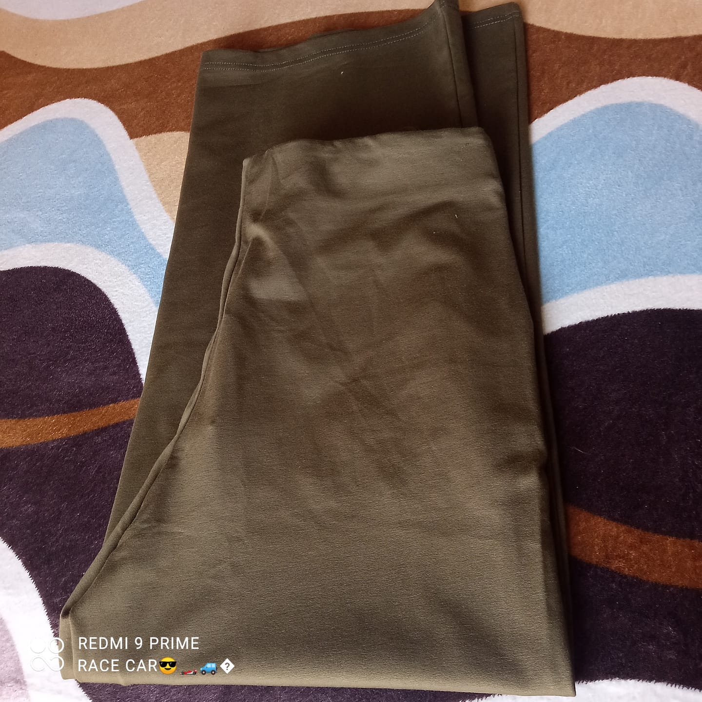 Customer photo review of Olive Green Wide Leg Pants