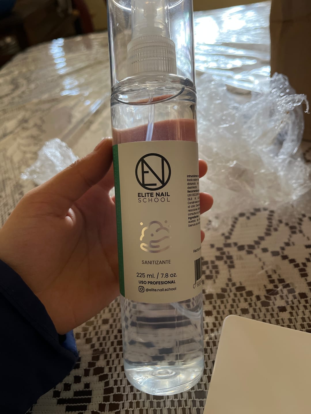 Customer photo review of Clean Up 225 ml ELITE NAIL SCHOOL