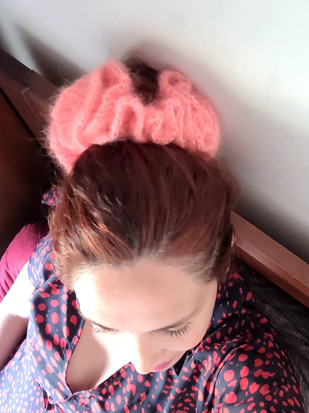 Customer photo review of Silk Mohair  (75% Kid Mohair / 25% Seda)