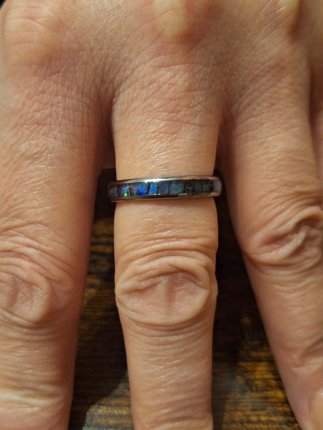 Customer photo review of The Neptune 4mm Wonder Ring