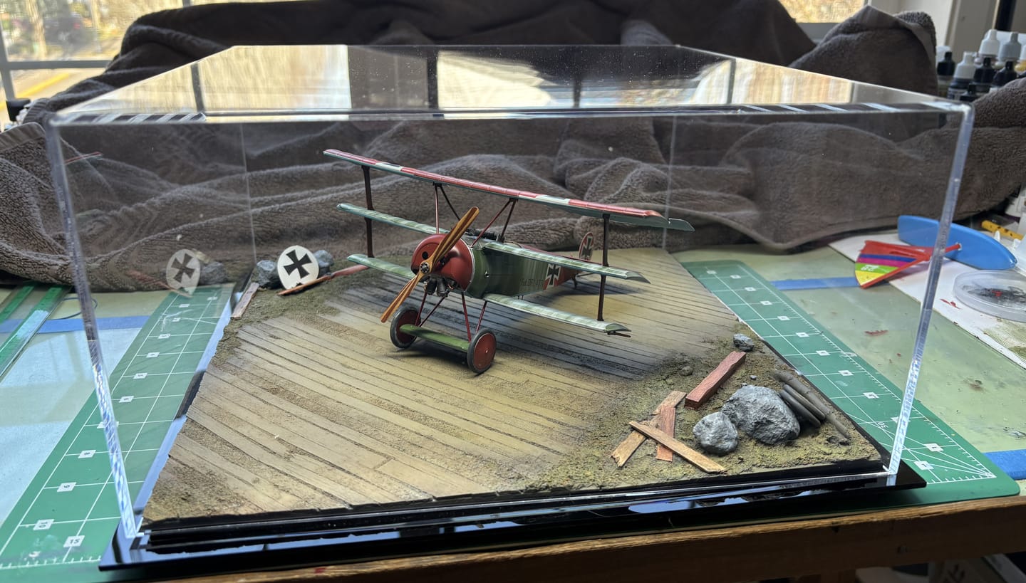 Customer photo review of Versatile Acrylic Display Cases with Double Sheet Base with Clear Case
