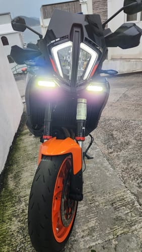 Customer photo review of DRL Visibility Lighting Kit with Fender Mount - White or Amber