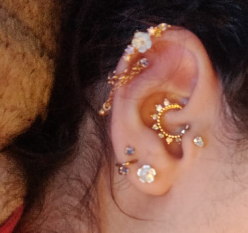 Customer photo review of Piercing Aénor