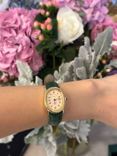 Customer photo review of Oval Bubble Diamond Watch (24mm x 30mm)