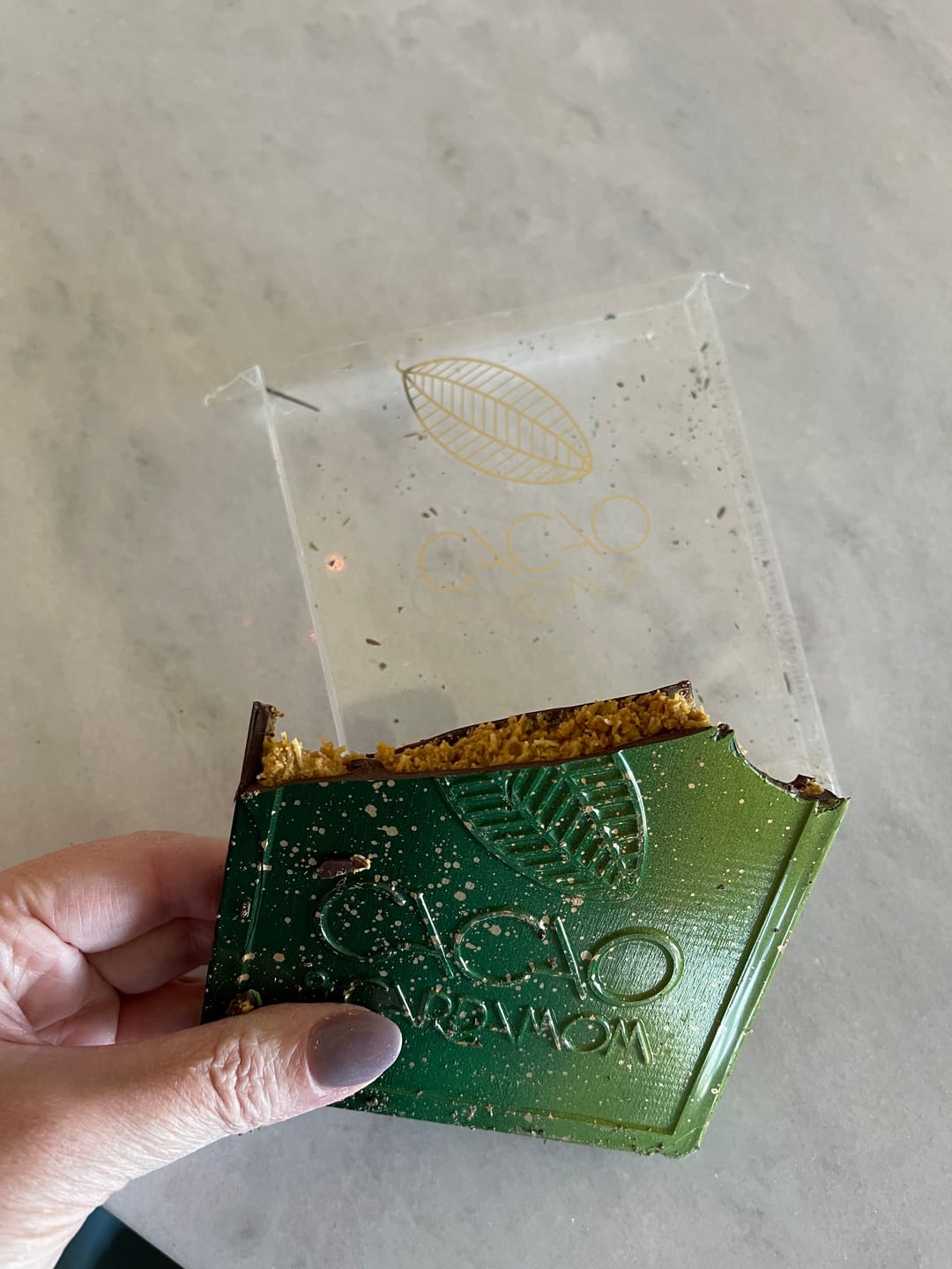 Customer photo review of Dubai Pistachio Knafeh Artisan Bar