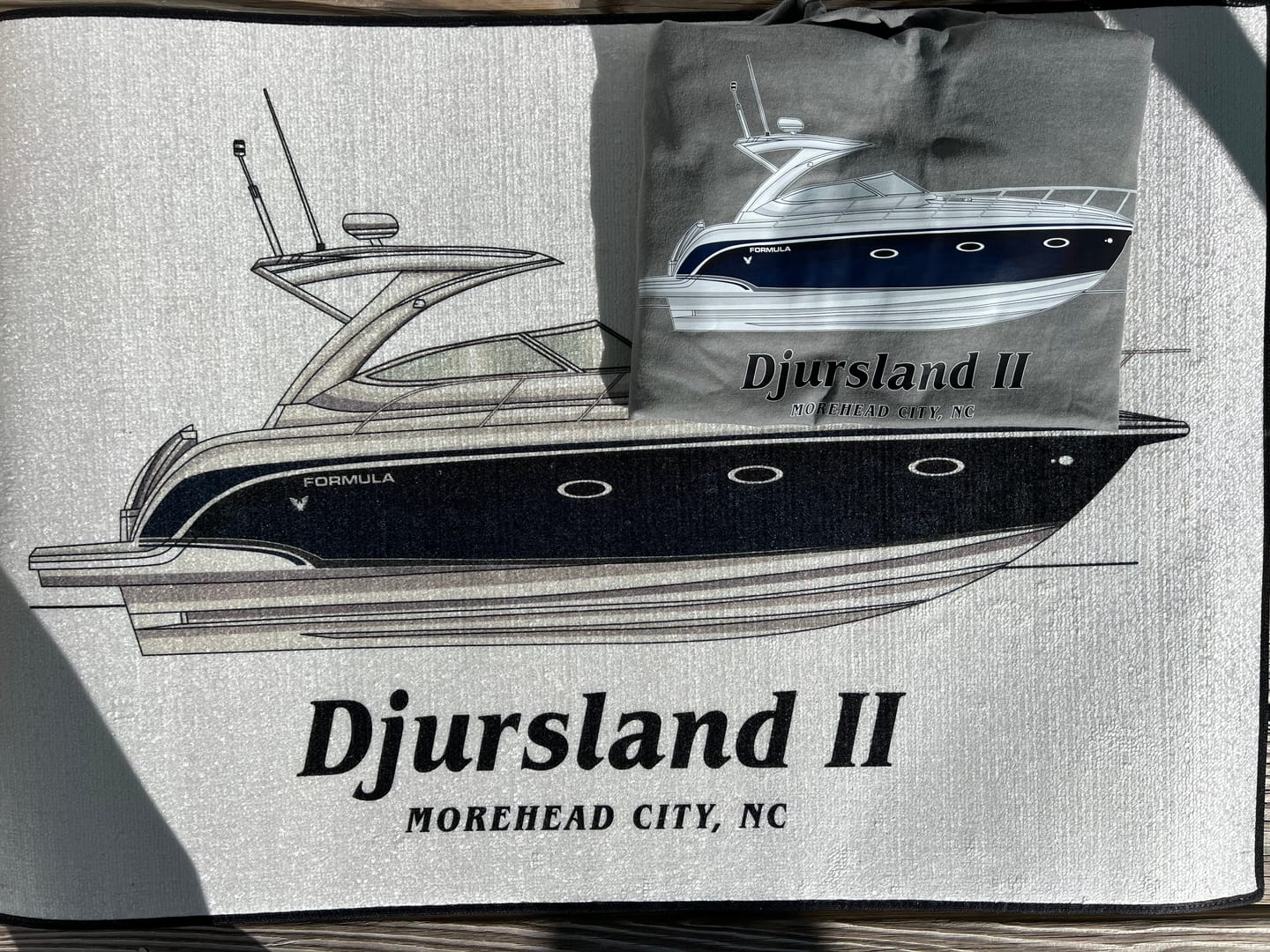 Customer photo review of Custom Indoor/Outdoor Dock Mat