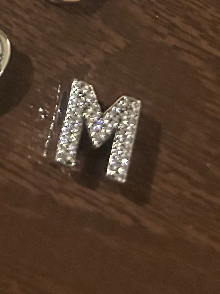Customer photo review of Charm Letras del Alfabeto