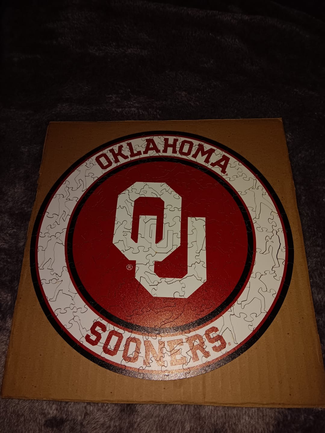 Customer photo review of University of Oklahoma - Wooden Puzzle