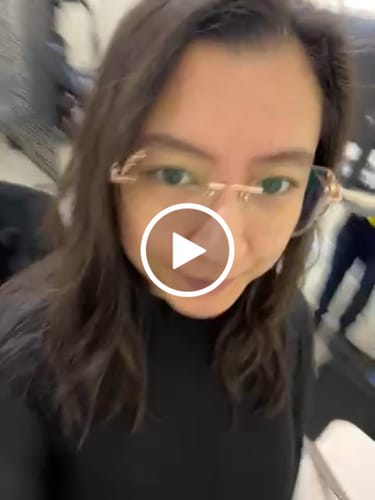 Customer video review of Glitter Eyeglasses