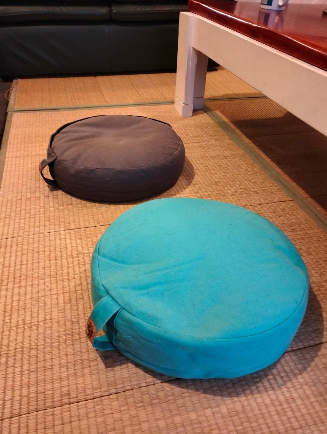 Customer photo review of Cotton Meditation Cushion