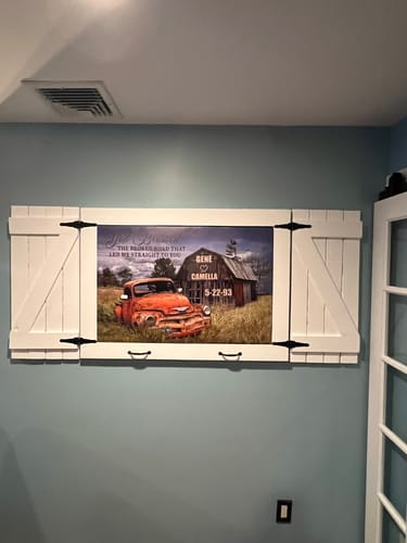 Eugene A. review of God Blessed The Broken Road Canvas Print Wall Art image 1 out of 2