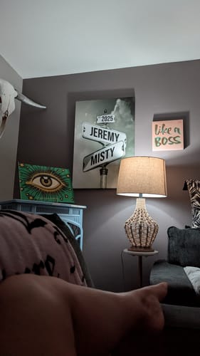 Customer photo review of COUPLES DATE OF LOVE by Cstm Canvas