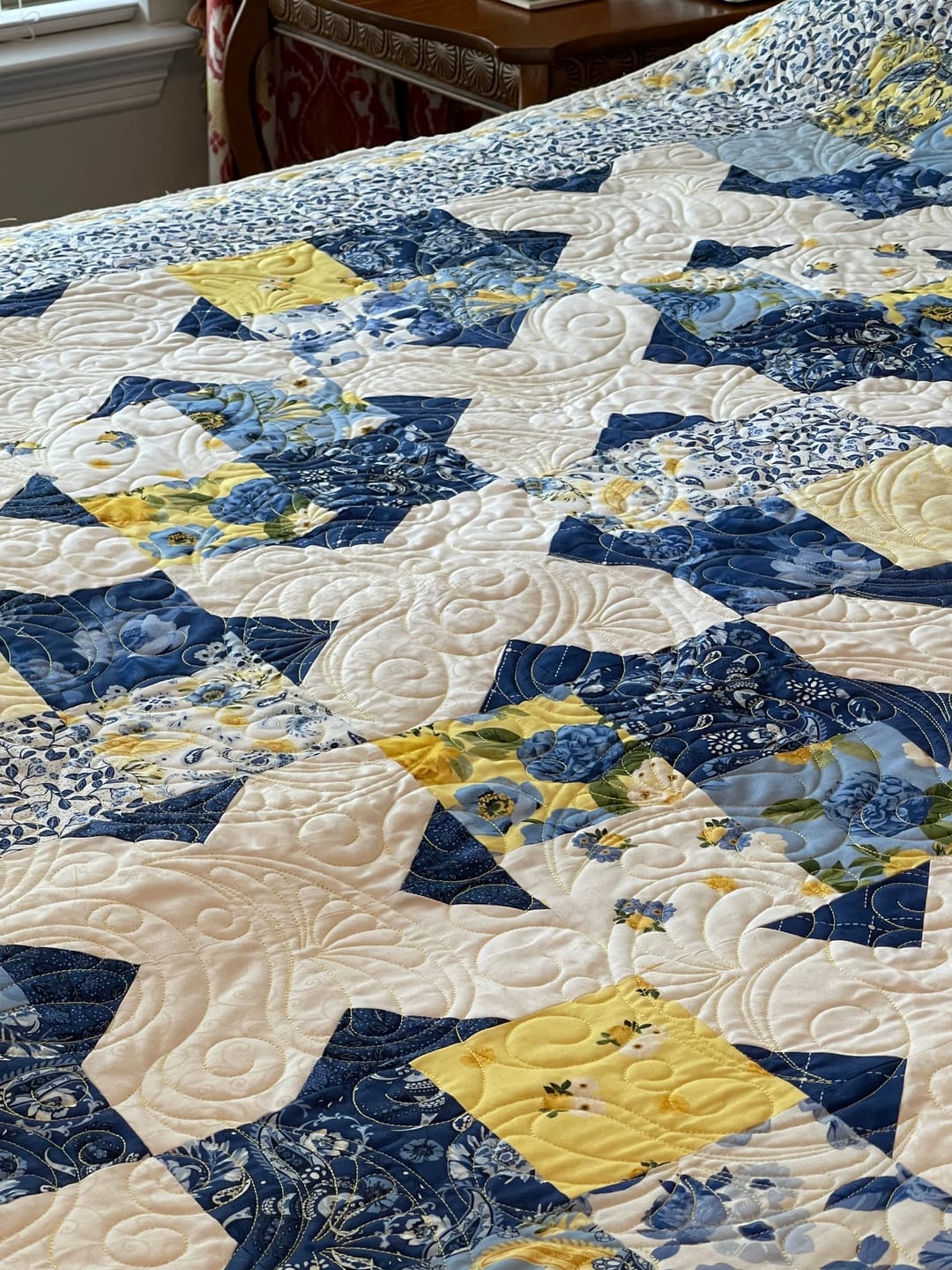 Customer photo review of Block Of The Month - Sunshine Blooms