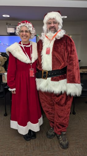 Customer photo review of A Christmas Crime Murder Mystery Game Kit