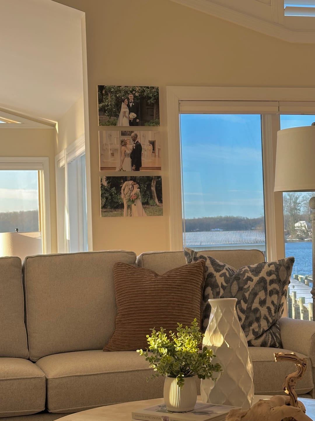 Customer photo review of 10.5 x 16.5 Planked Wood Print