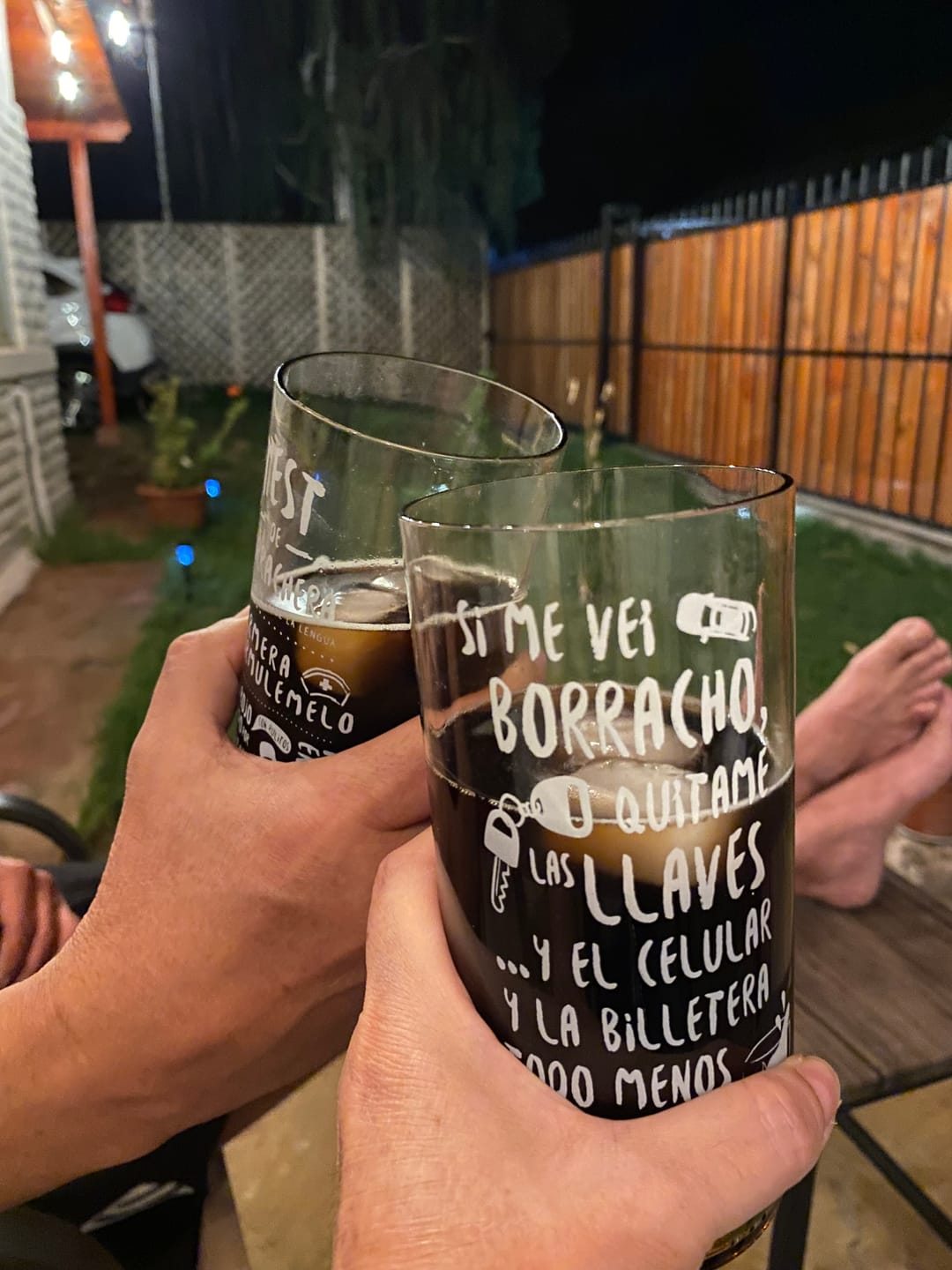 Customer photo review of Piscoleros Juego de 6 Vasos