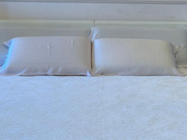 Customer photo review of 100% Pure & Natural Modal Ahimsa Silk Pillowcase -Sustainably Sourced - Harmony Silk