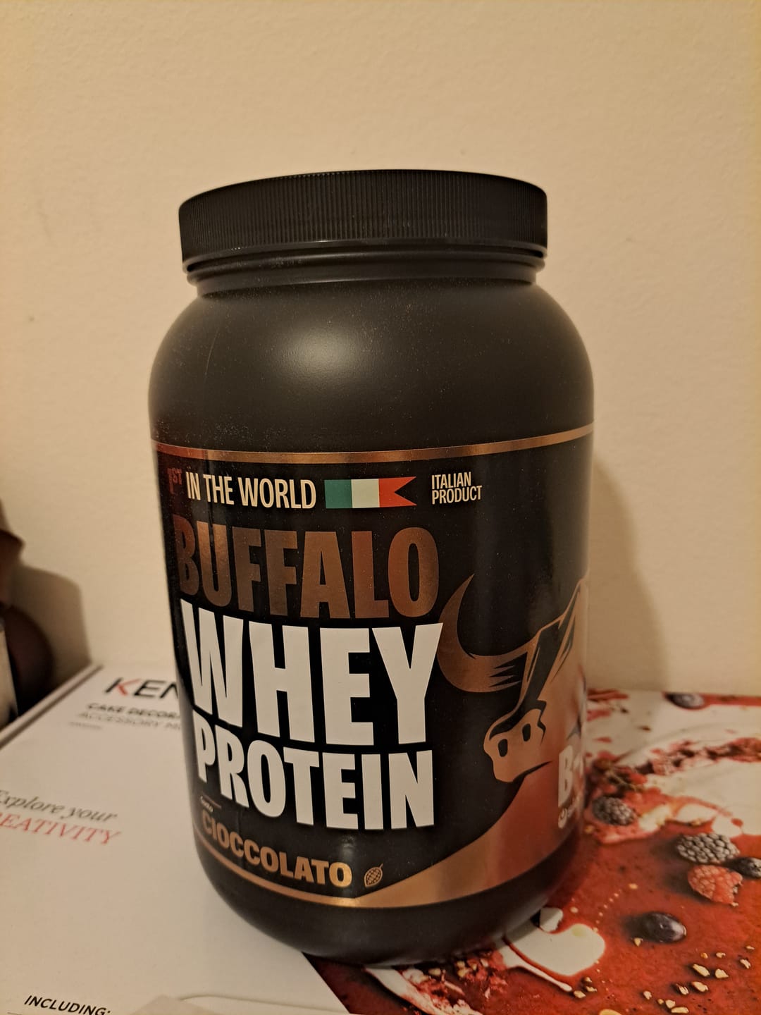 Customer photo review of Gift Kit - Buffalo Whey Protein + 1 Shaker Omaggio e 4 Bustine Monodose (2 x Gusto)