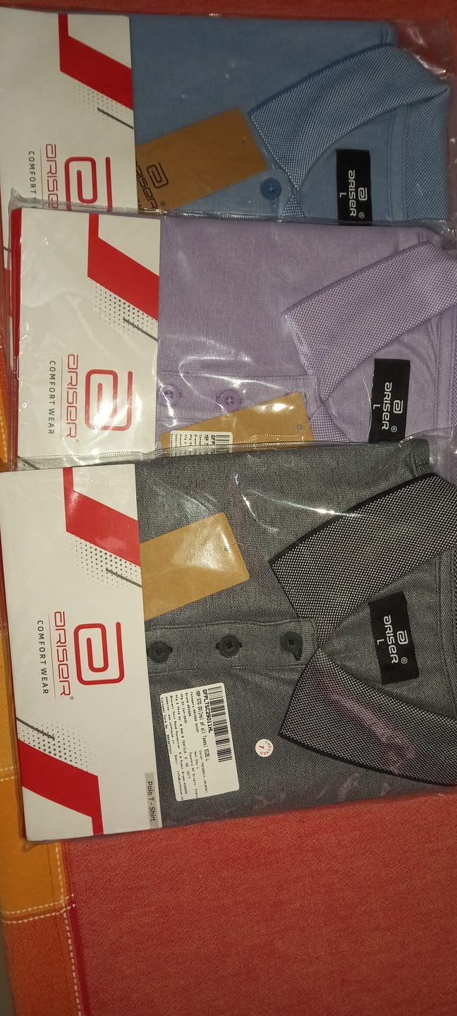 Customer photo review of Golf Polo - Collar T-Shirts Pack Of 3 Combo For Men | Ariser