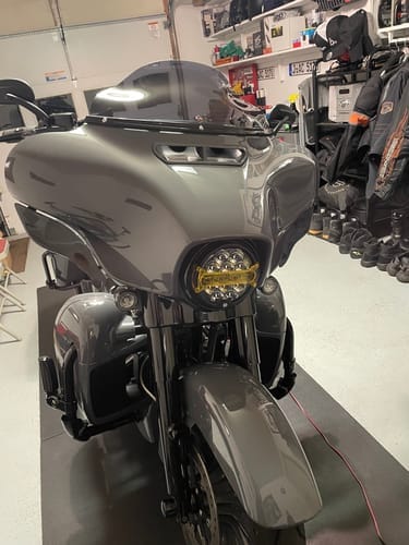 Customer photo review of D14 Destroyer LED Headlight Upgrade Kit - Harley-Davidson Street Glide