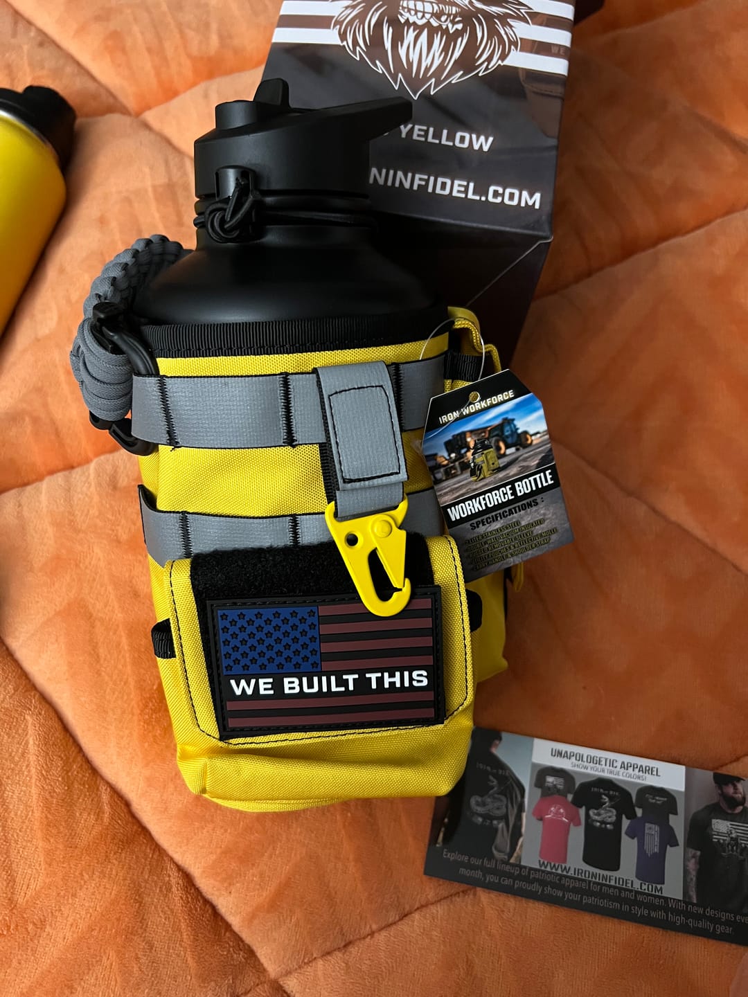 Customer photo review of 64oz Workforce Bottles