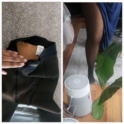 Customer photo review of TOAST - FLEECE-LINED TIGHTS - SHEER ILLUSION