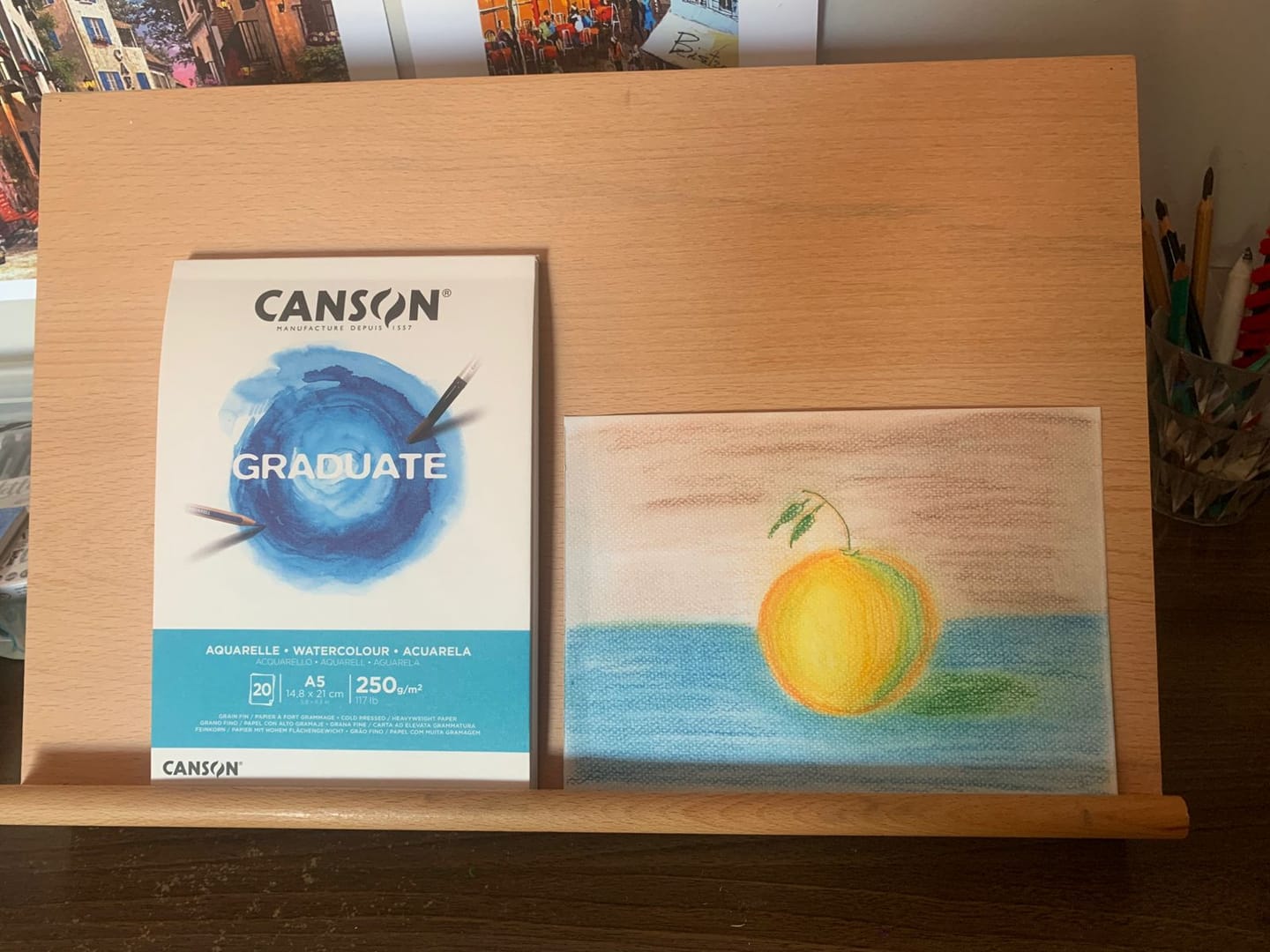 Customer photo review of Canson Graduate - Block Acuarela 20 hojas 250 g/m2