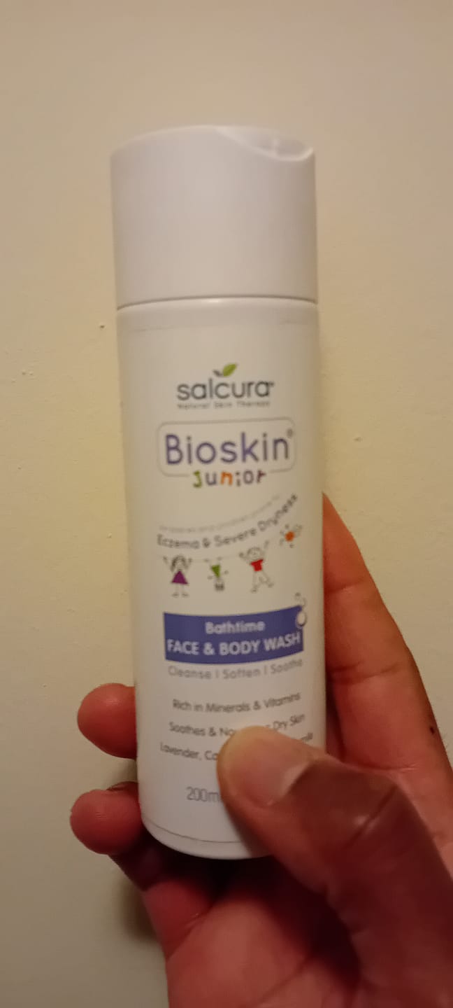 Customer photo review of Bioskin Junior Face & Body Wash