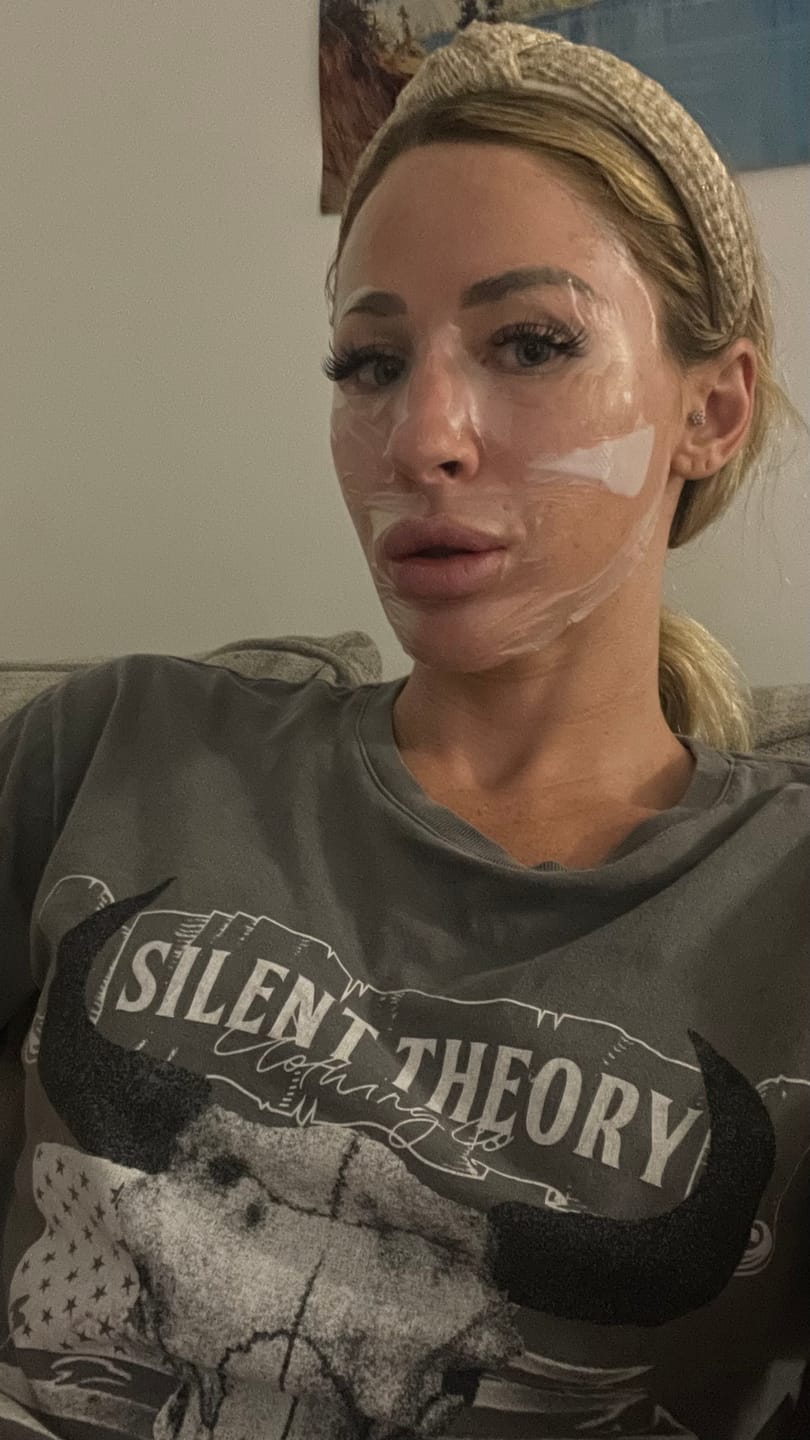 Customer photo review of The Naked Skin Bio-Collagen Mask