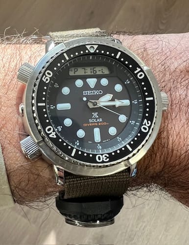 Customer photo review of Glomar Explorer - Hook And Loop Watch Strap