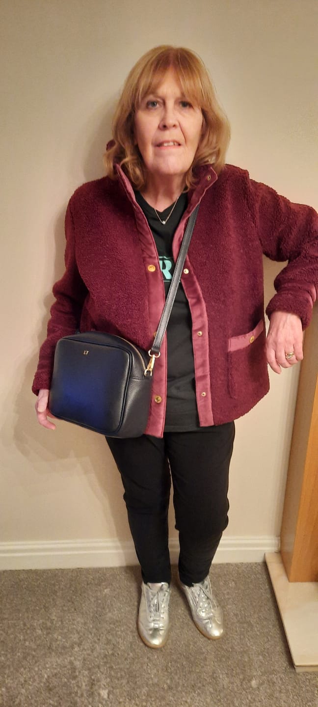 Customer photo review of Modena Large Crossbody Tassel Bag