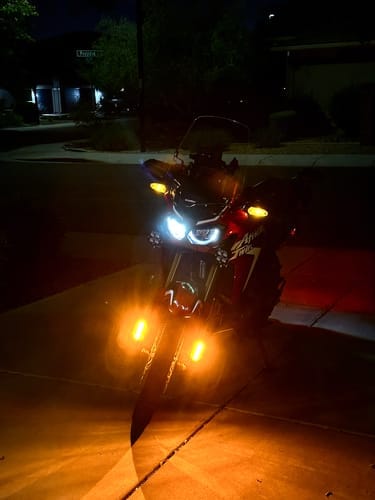 Customer photo review of DRL Visibility Lighting Kit with Fender Mount - White or Amber