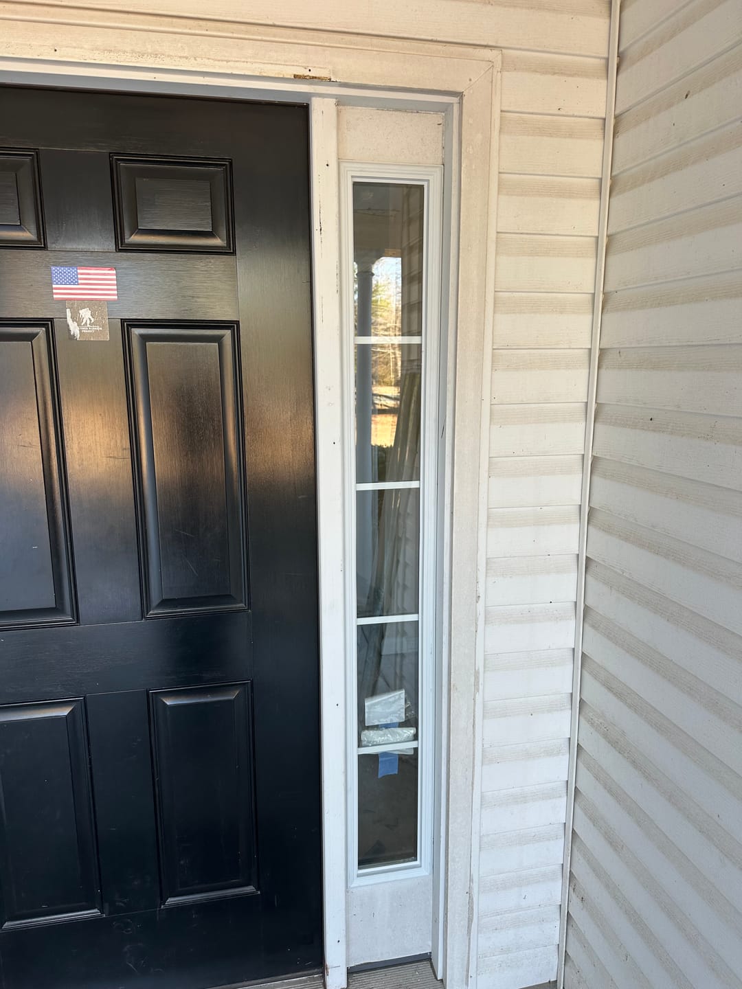 Customer photo review of Grills Between Glass 5 Lite Glass and Frame Kit (Full Sidelite)