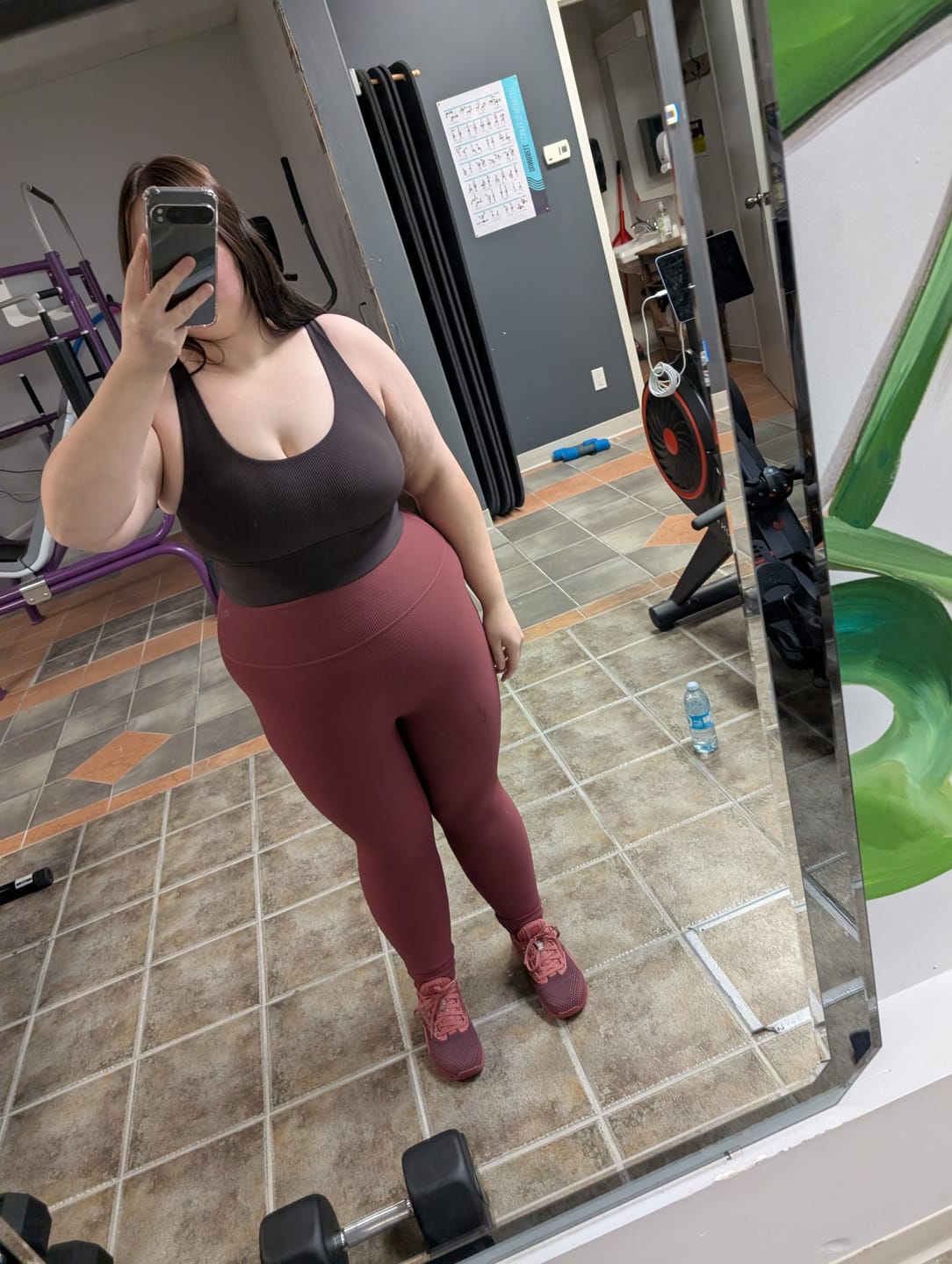 Customer photo review of Ribbed Sports Bra