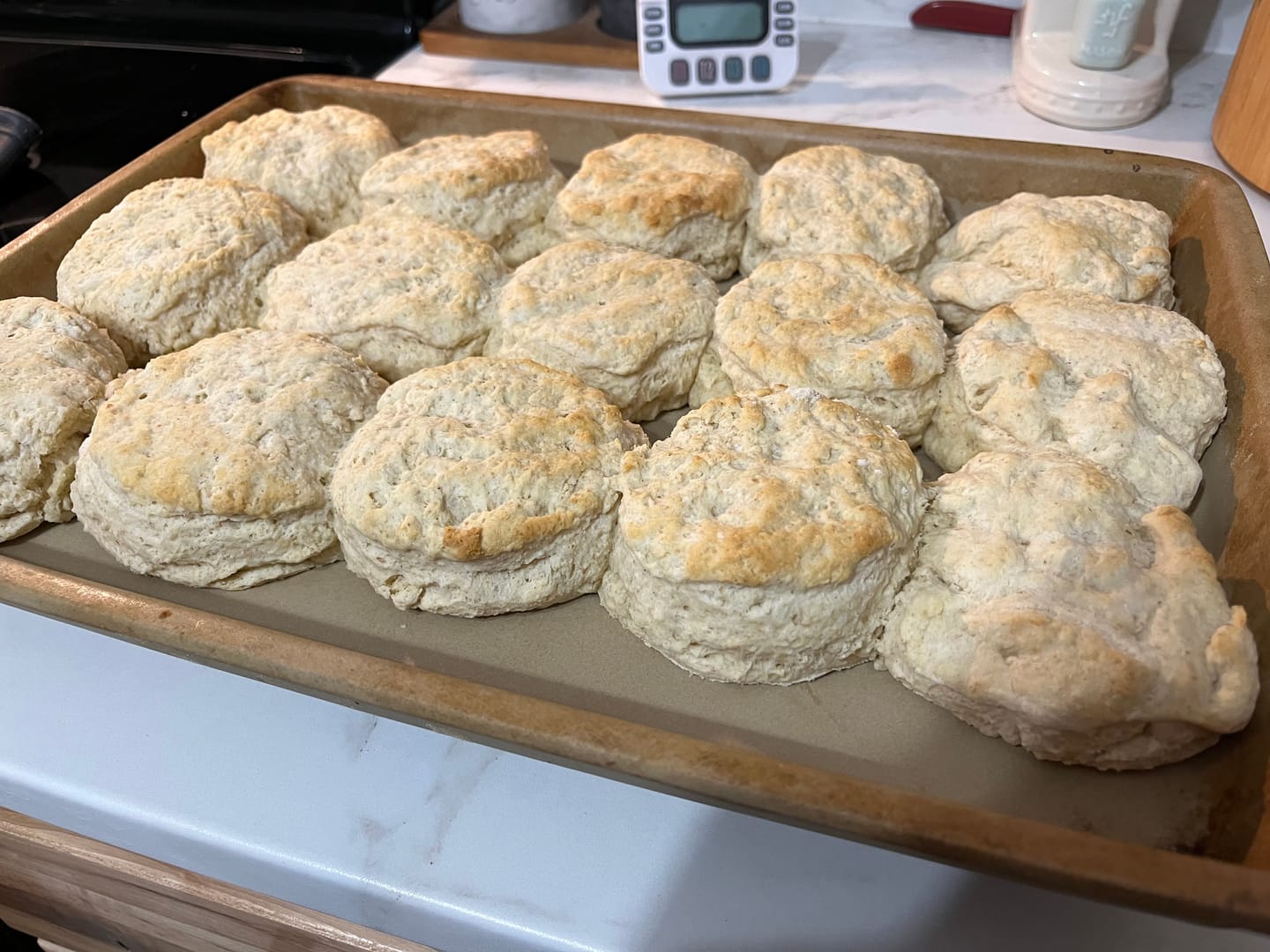 Customer photo review of Cousin T's Biscuit Mix