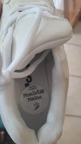 Customer photo review of Shoe Labels
